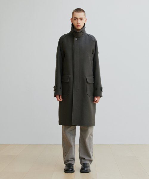 어나더 오피스(ANOTHER OFFICE) Voyager Balmacaan Coat