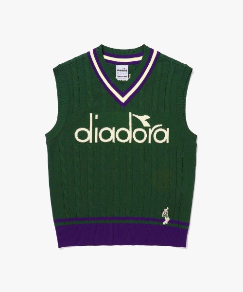 디아도라(diadora) 테니스 라이프스타일 스웨터 베스트 GREEN - 사이즈 & 후기 | 무신사