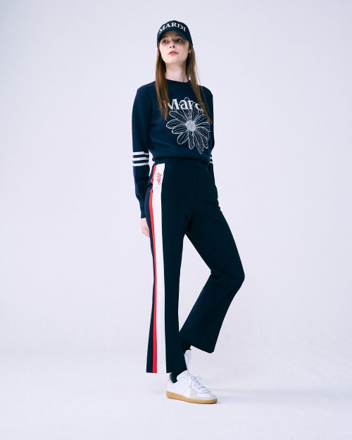 ACTIF TWO TONE SLACKS_NAVY