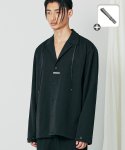 에스에스와이(SSY) [사은품 증정]2way 나폴리 칼라 스트링 셔츠 자켓 블랙