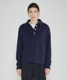 Polo Sweatshirt (Navy)