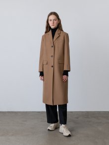 Cashmere Classic Single Coat Mocha Beige (JWCO2F907W1)