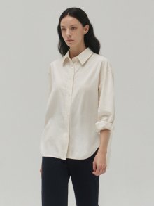 Cotton leeway shirt (Ivory)