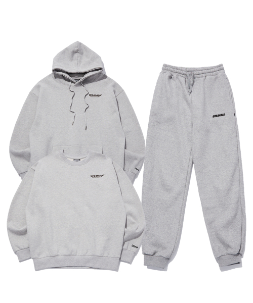 [SET] (свитшот/худи на выбор) Спортивный костюм Sensitive_Melange Gray
