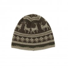 JACQUARD BEANIE BROWN_FN7AH45U