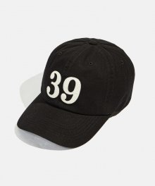 39 Applique Retro Cap Black