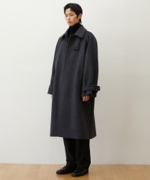 OVERSIZED BALMACAAN COAT (MELANGE CHARCOAL)