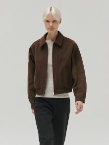 Western suede jacket (brown)