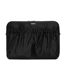 NAPOLI LAPTOP POUCH (BLACK) / RECYCLED