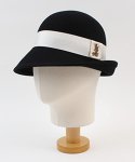 유니버셜 케미스트리(UNIVERSAL CHEMISTRY) French IV Line Wool Black Cloche Hat 클로슈햇