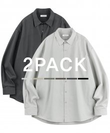아크로매틱 30수 오버 셔츠 자켓  ( 패키지 ) : ( 6Color )