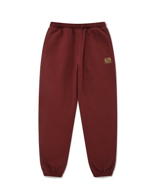 MUSINSA | COVERNAT Preppy Sweat Jogger Pants Burgundy