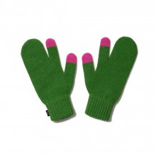 KNIT TIMI GLOVES_ver.5 - YELLOW GREEN