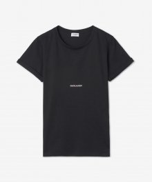 리브 고쉬 반소매 티셔츠 - 블랙 / 464572YB2DQ1000