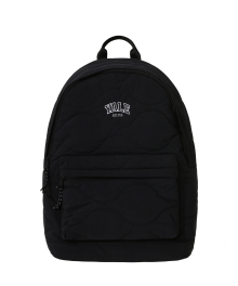 QUILTED 2 TONE ARCH DAY PACK BLACK