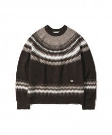 NORDIC NIGHT SWEATER [BROWN]