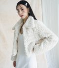 Emilie Fur Jacket IVORY