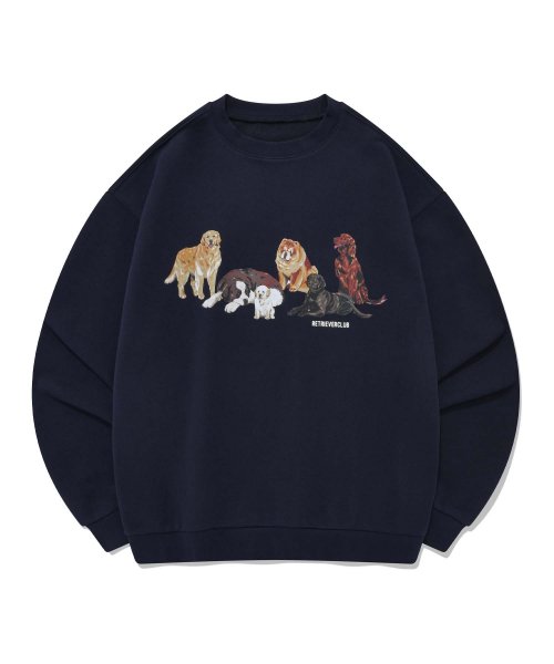 RETRIEVER CLUB CRACK PUPPY CREWNECK 4FT211 