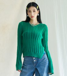 See-through Knitwear GREEN