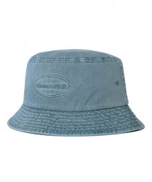 Overdyed E/T-Logo Bucket Hat Slate
