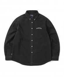 (FW22) Washed Denim Shirt Black