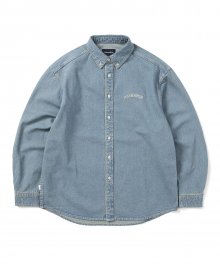 (FW22) Washed Denim Shirt Light Blue