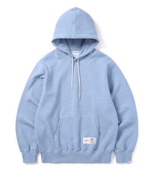 MUSINSA | thisisneverthat® Overdyed Thermal Hoodie Blue