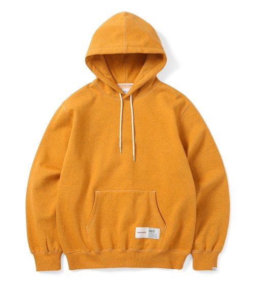 MUSINSA | thisisneverthat® Overdyed Thermal Hoodie Orange