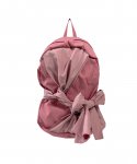 이우가마카라스(IUGAMAKARAS) Knotted Backpack (Old Pink)