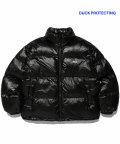 [ONEMILE WEAR] DAILY SHORT PUFFER JACKET GLOSSY BLACK