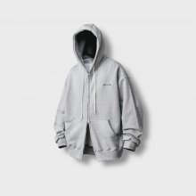 Essential Sweat Zip Hoodie - Melange Grey