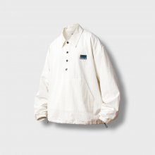 Rib Nylon Mesh PK Anorak - Ivory