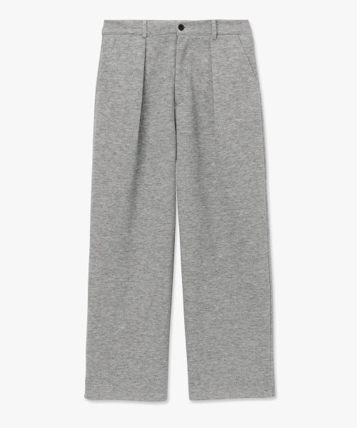 Брюки double knit на резинке с защипом - Grey