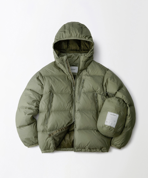 아웃스탠딩 MOUNTAIN DOWN PARKA_OLIVE GREEN