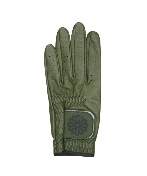 LAMBSKIN GOLF GLOVES RIGHT DEEP GREEN BLACK