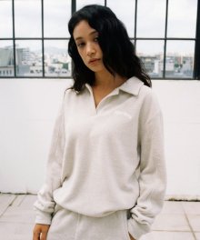 (W) TERRY FLEECE-LINE SWEATSHIRT MINT