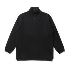 half zip-up sweater_CWWAW22603BKX