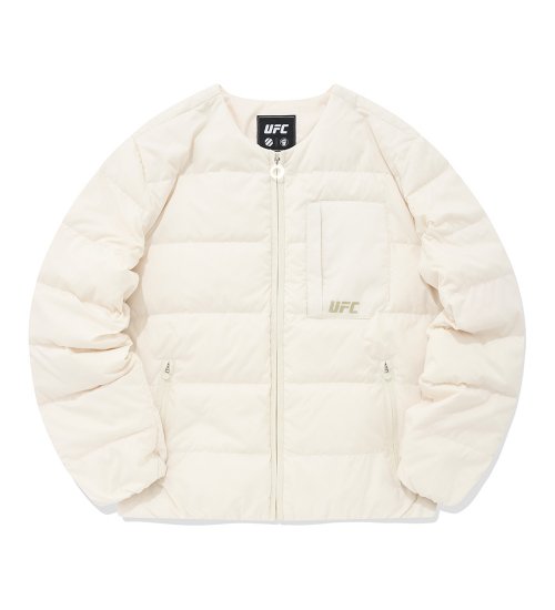 Легкий пуховик UFC Feather Regular Fit Off-White U2DJT4303OW