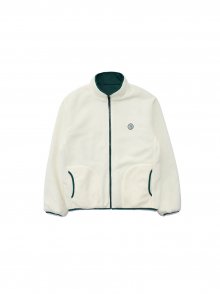 Reversible Fleece Jacket Ivory