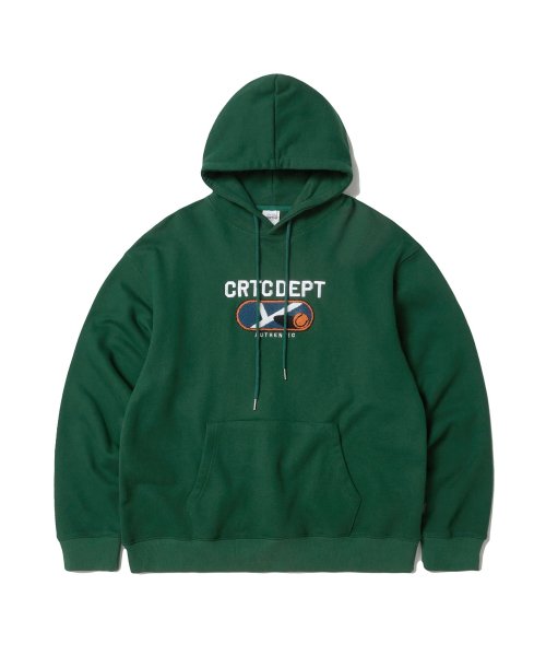 Boucle Logo Hoodie Dark Green