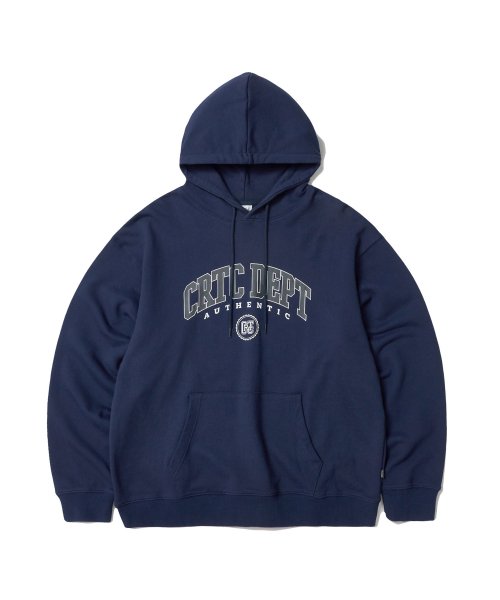 College Logo Hoodie Dark Navy