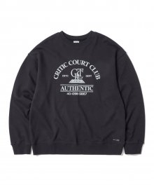 Symbol Court Sweatshirt Charcoal