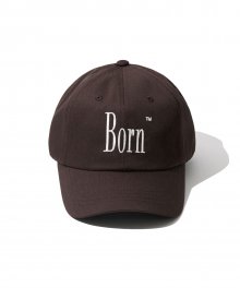 BORN BASEBALL CAP (BROWN)