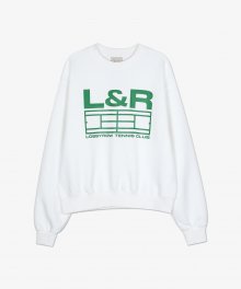 Lossy Signature Logo Sweatshirt  [White]