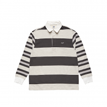 STRIPE RUGBY SHIRT (GREY)