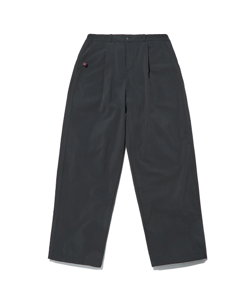 Широкие брюки NDA90 из нейлона с начесом (Black)