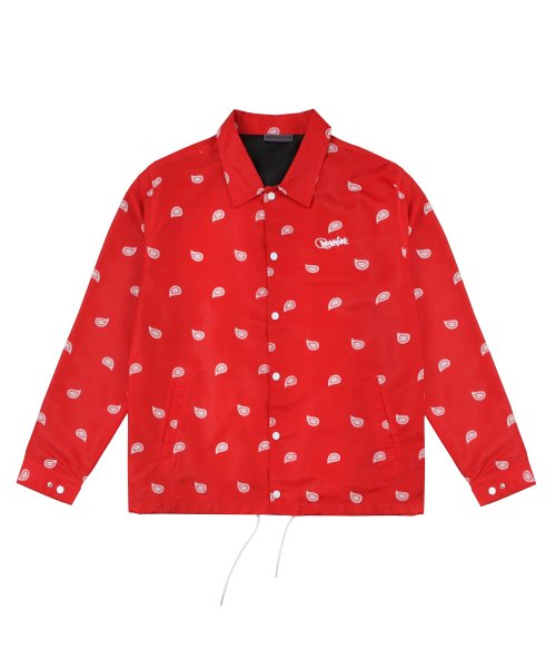 Куртка коуч с логотипом пейсли Red