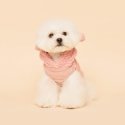 플로트(FLOT) 플러피후리스 민소매 베어후드 핑크 강아지옷