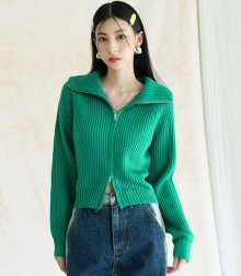 Collar Two-way Knitwear GREEN