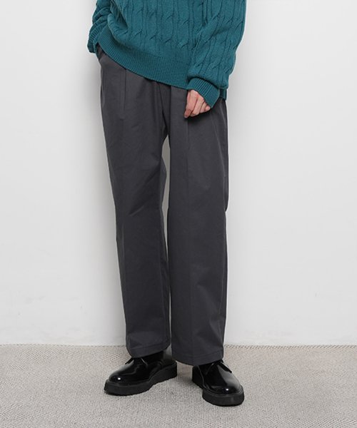 COTTON WIDE PANTS